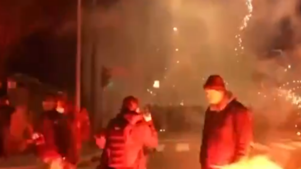 Protesto contra as Olimpíadas de Inverno