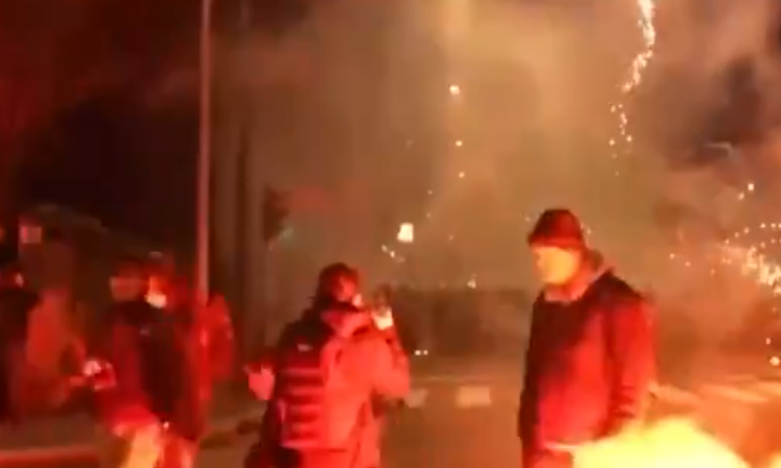 Protesto contra as Olimpíadas de Inverno