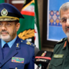 generais e líderes do regime iraniano