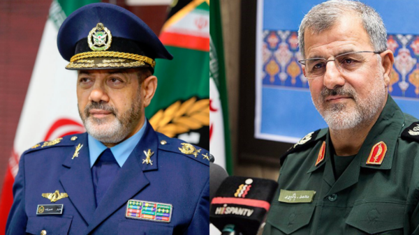 generais e líderes do regime iraniano