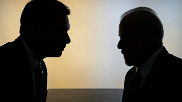 Lula e Flávio Bolsonaro