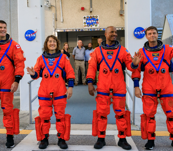 astronautas da missão Artemis II