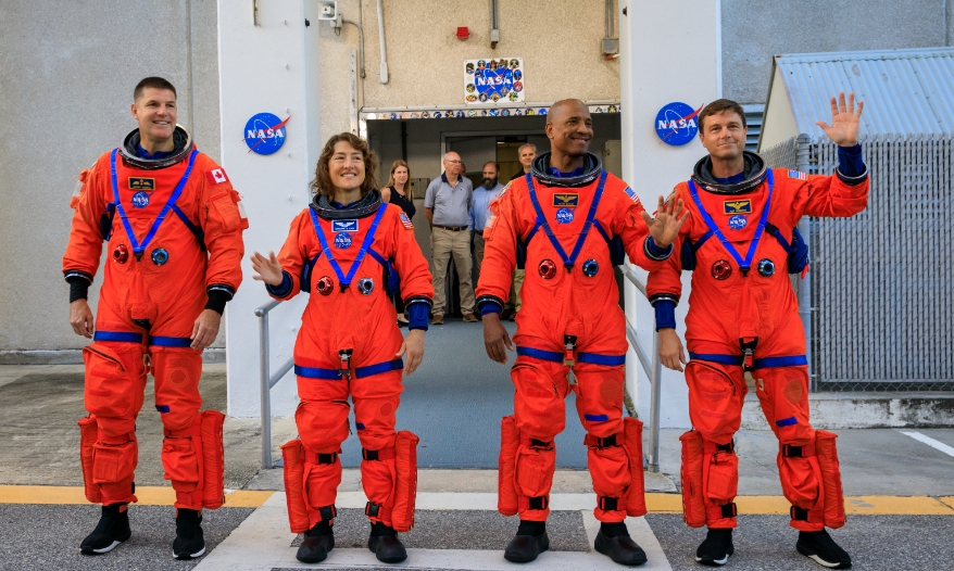 astronautas da missão Artemis II