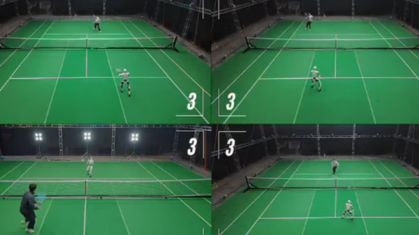 robô que joga tênis