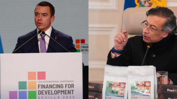 Colômbia, Noboa afirma que Equador