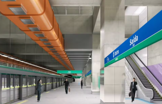 Governo de SP autoriza construção da primeira estação de metrô fora do município de São Paulo