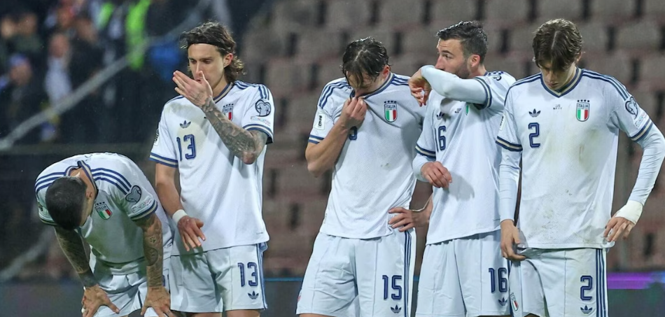 Tetracampeã Itália cai diante da Bósnia, fica fora da Copa do Mundo e verá o Mundial pela TV novamente