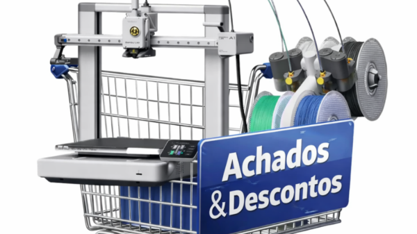 Impressoras 3D a partir de R$ 1.614: Veja as 4 mais bem avaliadas do Mercado Livre