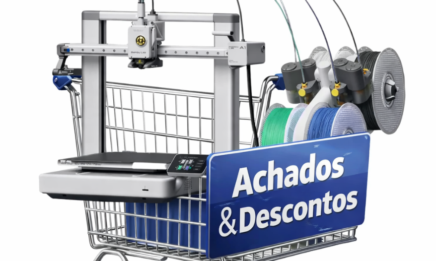 Impressoras 3D a partir de R$ 1.614: Veja as 4 mais bem avaliadas do Mercado Livre