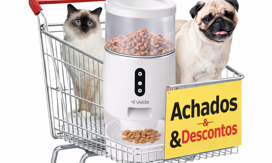 Aperte um botão e alimente seu pet de onde estiver: Aproveite os 34% OFF"