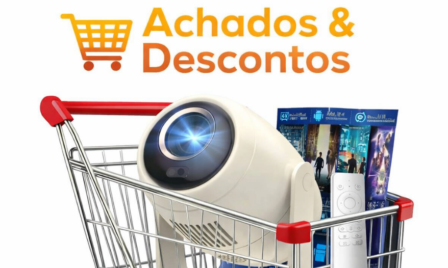 Cinema por menos de R$ 400: conheça o projetor portátil com 8.000 apps