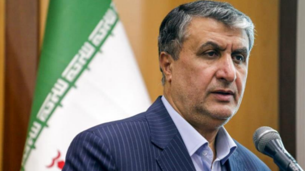 O chefe da Organização de Energia Atômica do Irã, Mohamad Eslami