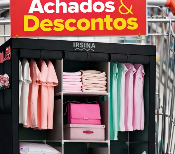 guarda-roupa dobrável no Mercado Livre