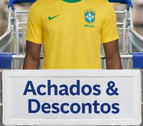 Camisa oficial da Seleção Brasileira 2026/27 entra em oferta com cupom de R$ 50 OFF