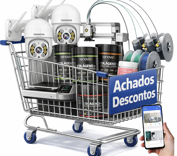 Não compre Creatina, Colágeno ou Câmeras de segurança antes de ver estas 4 ofertas do Mercado Livre