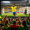 Copa do Mundo na tela gigante