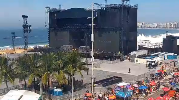 Copacabana após assédio e tentativa de roubo em dia de show da Shakira