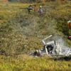 Helicóptero cai em Pomerode