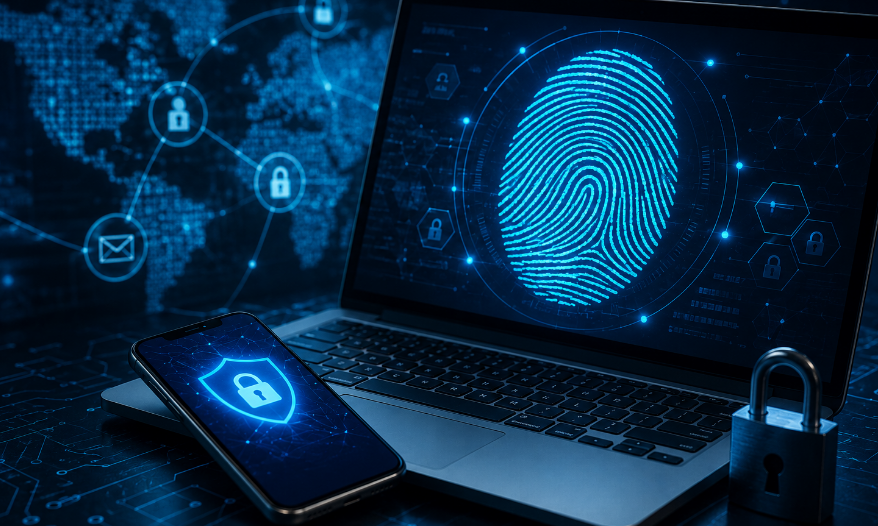 Impressão Digital Digital e Proteção da Identidade Online