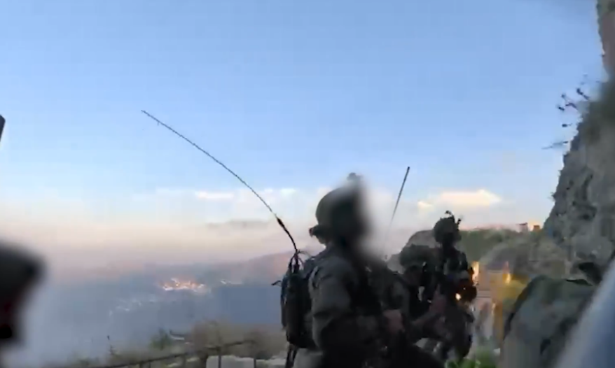 Veja o momento em que o Exército de Israel captura a fortaleza medieval de Beaufort no sul do Líbano
