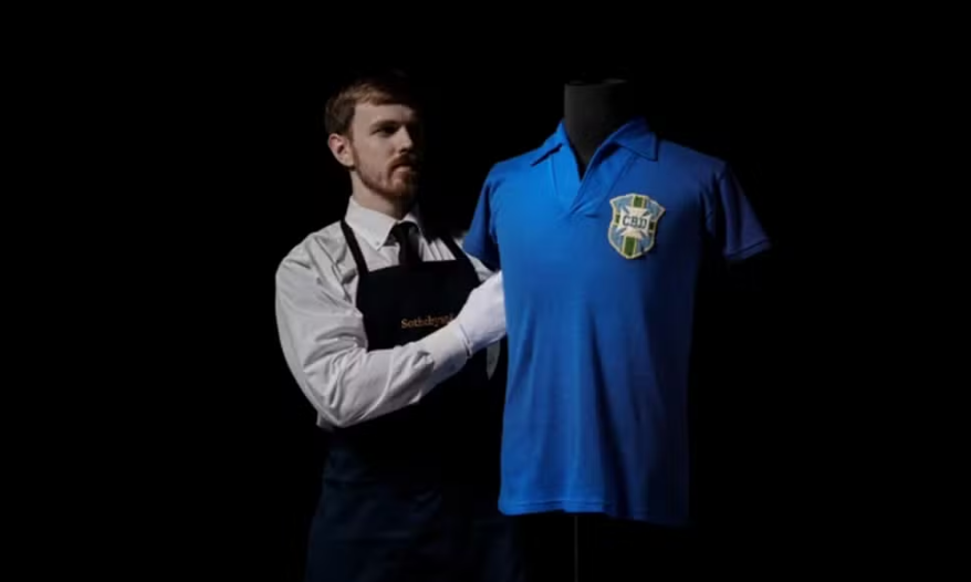Camisa de Pelé na final de 1958 vai ser leiloada