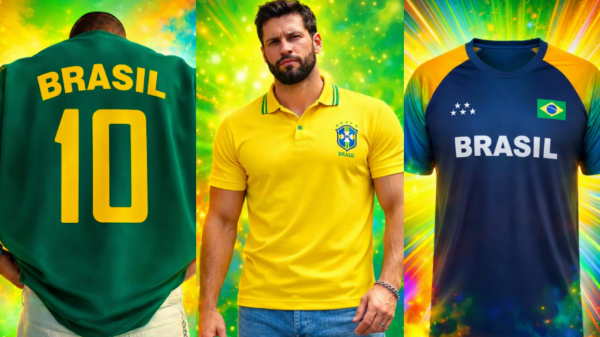 Camisas masculinas da Seleção