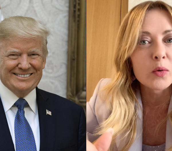 Giorgia Meloni e trump