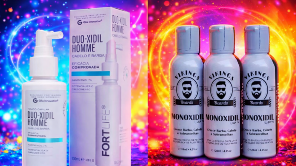 Minoxidil para barba e cabelo