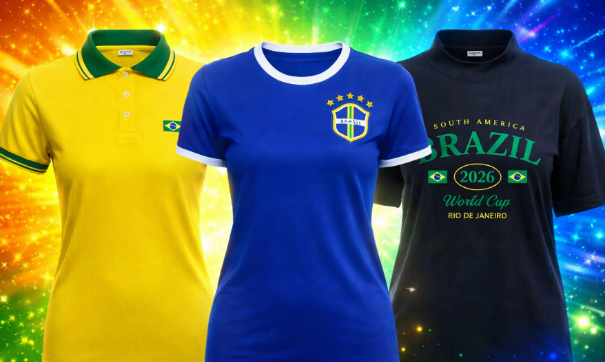 camisas femininas da Seleção