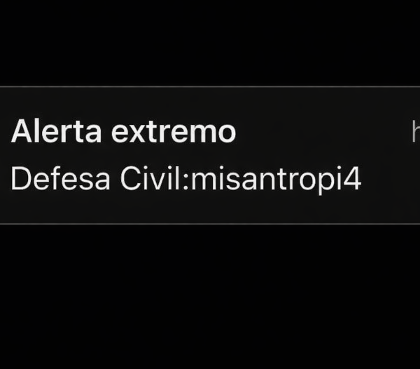 misantropia da Defesa Civil