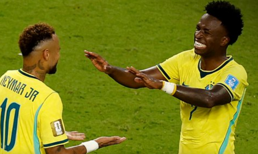 neymar e vini brasil