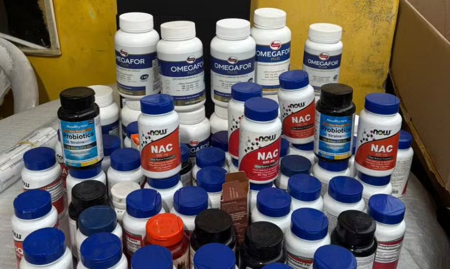 suplementos e remédios falsificados