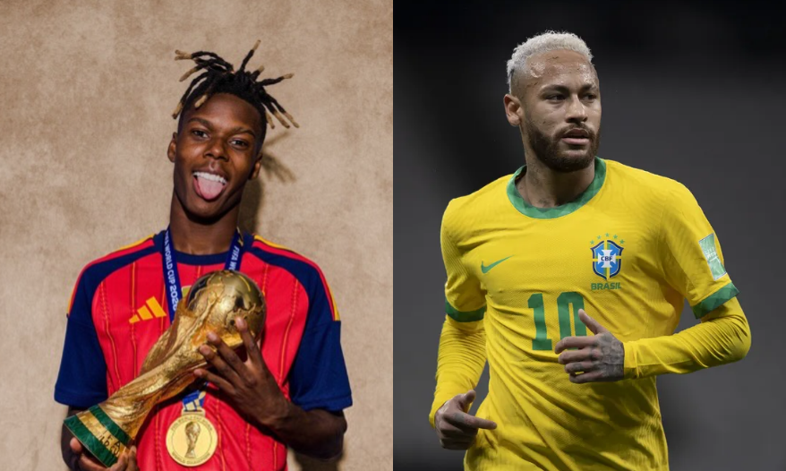 Nico Williams dedica título da Copa a Neymar