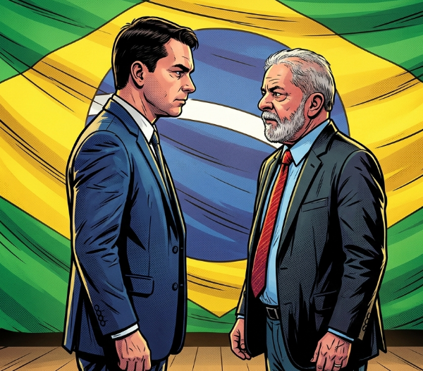 flávio bolsonaro e lula