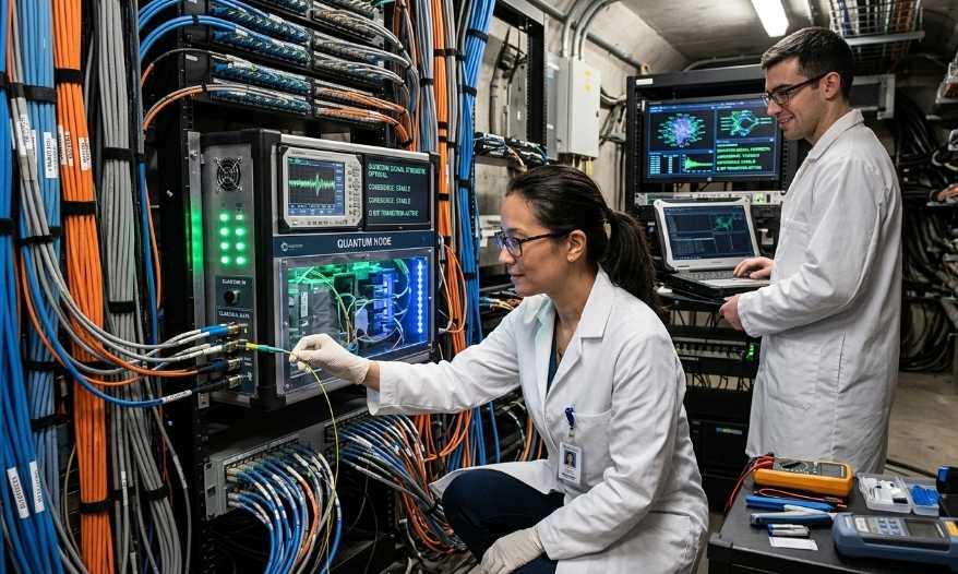 Cientistas testam 'internet quântica' em cabos