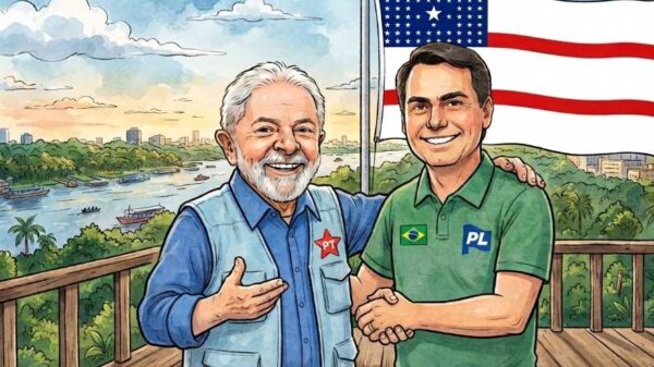 Lula e Flávio no Amazonas