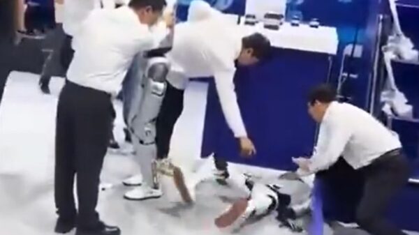Robô tem convulsão