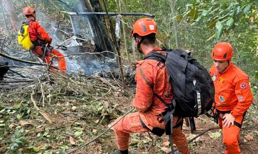 Queda de helicóptero