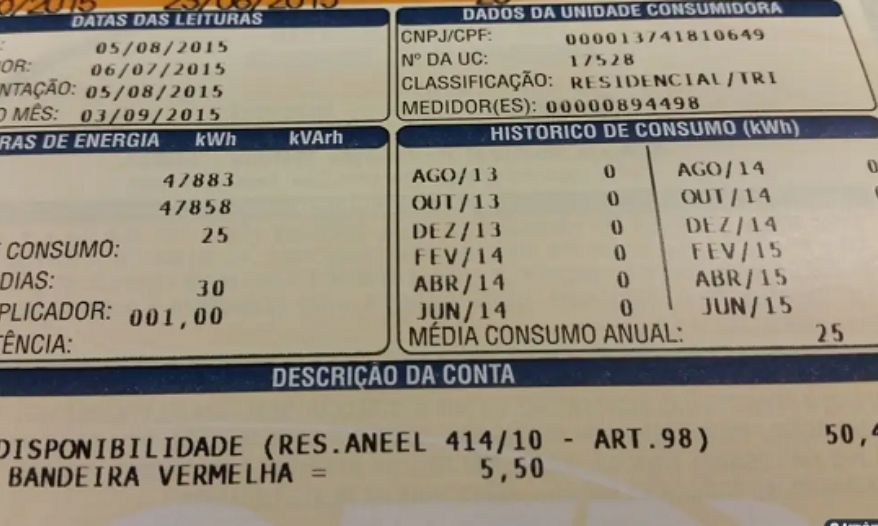conta de luz