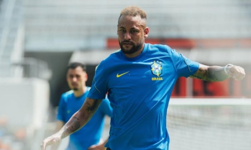 Neymar aceita desafio de jornalista para disputa de “um contra um” no CT do Santos