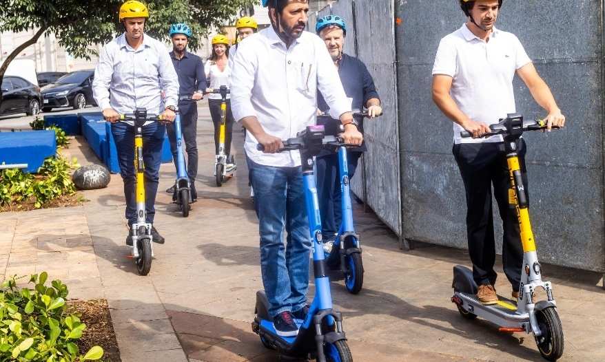 patinetes e bikes elétricas em SP
