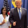Trump e Delcy Rodríguez s