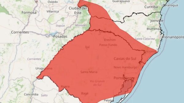 tempestades em estados do Sul do Brasil